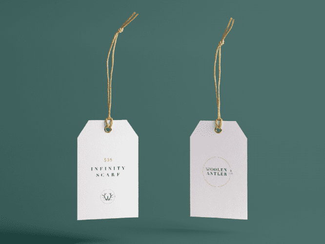 Woolen-Antler-Brand-Hang-Tag-Design Woolen-Antler-Brand-Hang-Tag-Design